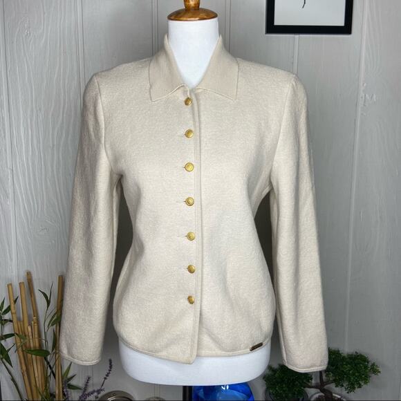 Vintage Geiger Collections Wool Button Up Coat - Picture 2 of 10